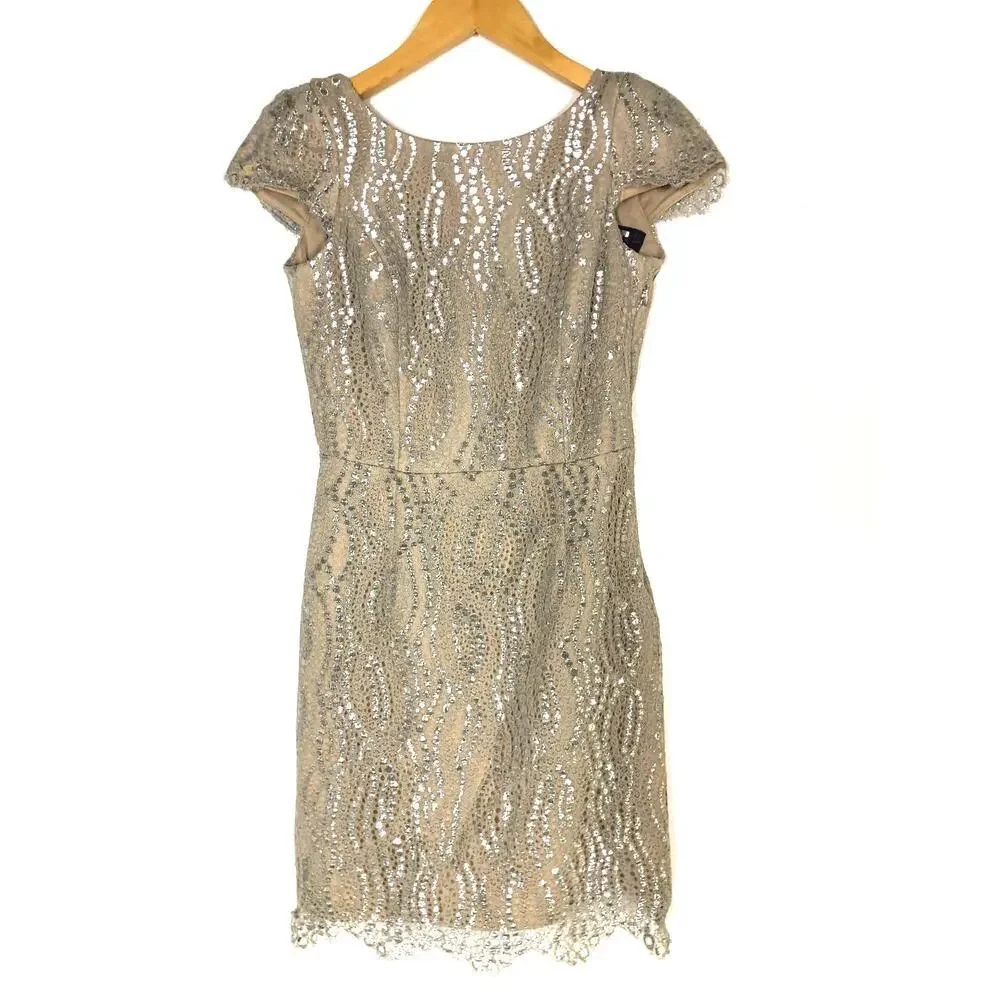 Slate & Willow Madeline Dress Mini Cocktail Cap Sleeve 0 - Picture 4 of 9